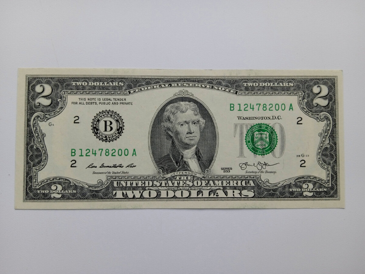 Лицевая сторона банкноты