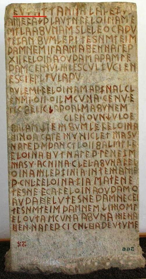 Киппус Перузинус - каменная табличка (киппус), обнаруженная на холме Сан-Марко в Перудже, Италия, в 1822 году. На табличке вырезано 46 строк этрусского текста, около 130 слов. На киппе, который, по-видимому, был пограничным камнем, по-видимому, изображен текст, посвященный юридическому договору между этрусскими семьями Велтина (из Перуджи) и Афуна (из Кьюзи), касающемуся совместного использования, включая права на воду, имущества, на котором находилась гробница, принадлежащая благородному Вельтинасу.[1][2][3] 
Датой надписи считается 3 или 2 век до н.э. Киппус хранится в Национальном археологическом музее Перуджи.[1]