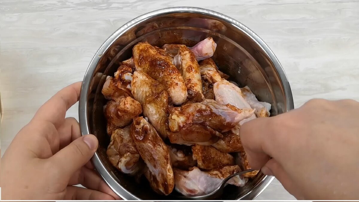 Способ приготовление куриных
