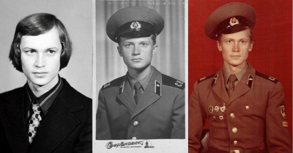   На фото слева направо: я в день призыва, 25.04.1979. (через 15 минут шевелюру состригут); 
  Я в учебке, лето 1979.;
  Я по возвращении домой, май 1981 г.