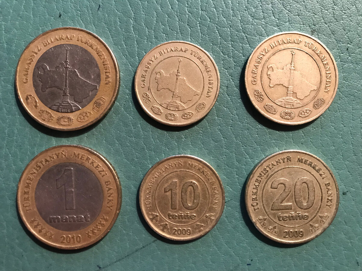 Монеты Туркменистана 2024