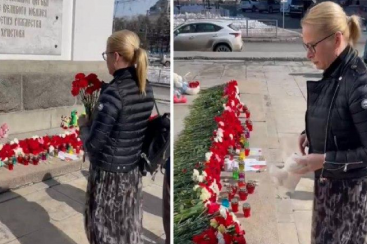    В Новосибирске вице-мэр Терешкова возложила цветы в память о погибших