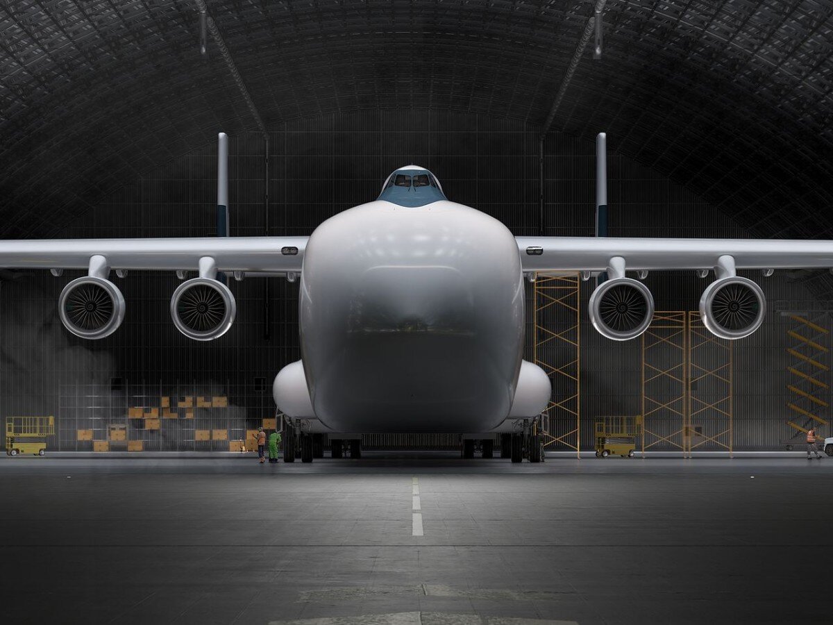    Radia Windrunner станет самым большим грузовым самолётом в мире [ВИДЕО]