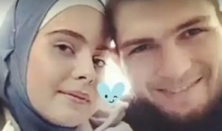    Патимат и Хабиб Нурмагомедовы