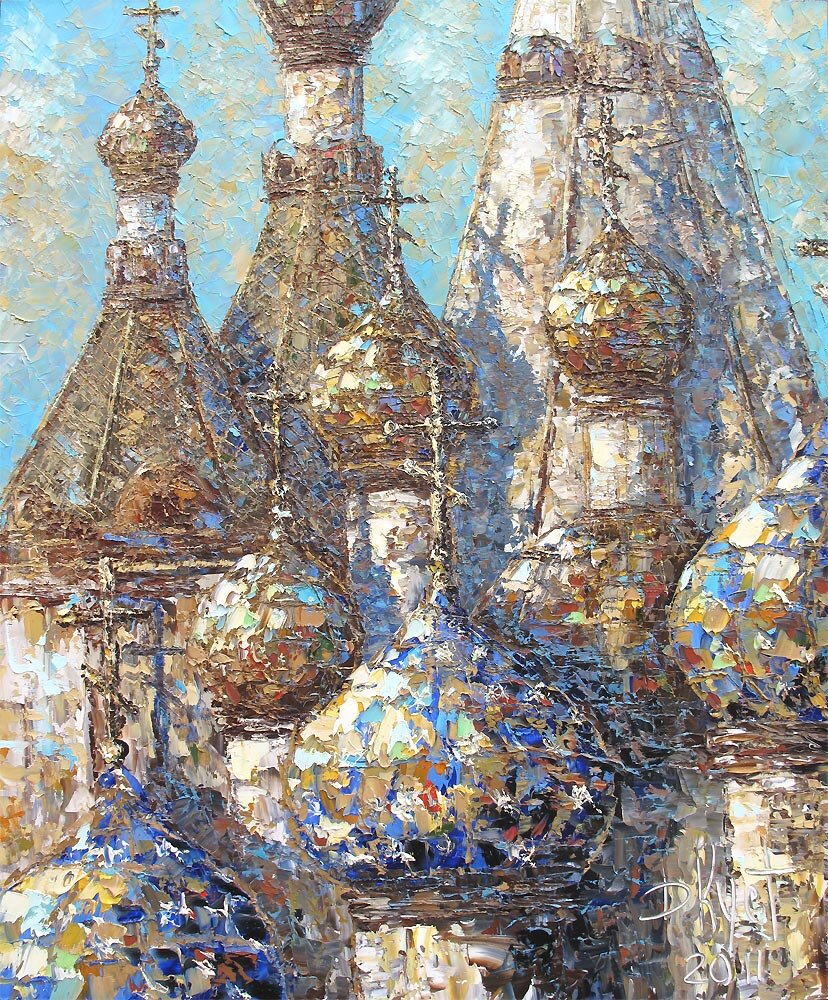 Дмитрий Кустанович. Купола. Из серии «Торжество православия», 120х100 см, 2011