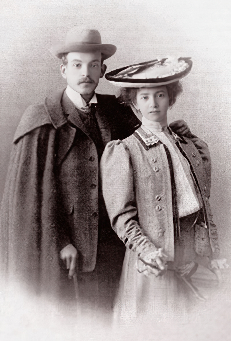 Граф Муравьев Владимир Леонидович и его жена Вера Федоровна Комиссаржевская