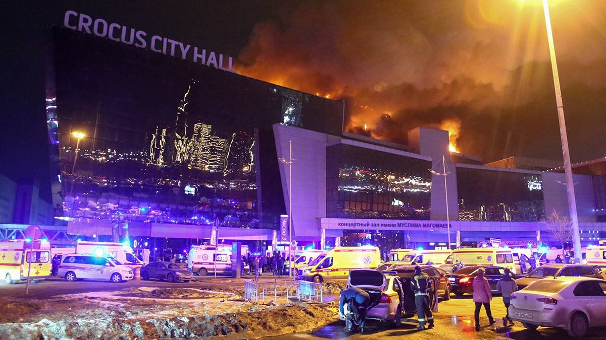 Крокус Сити Холл в один из этих мартовских дней