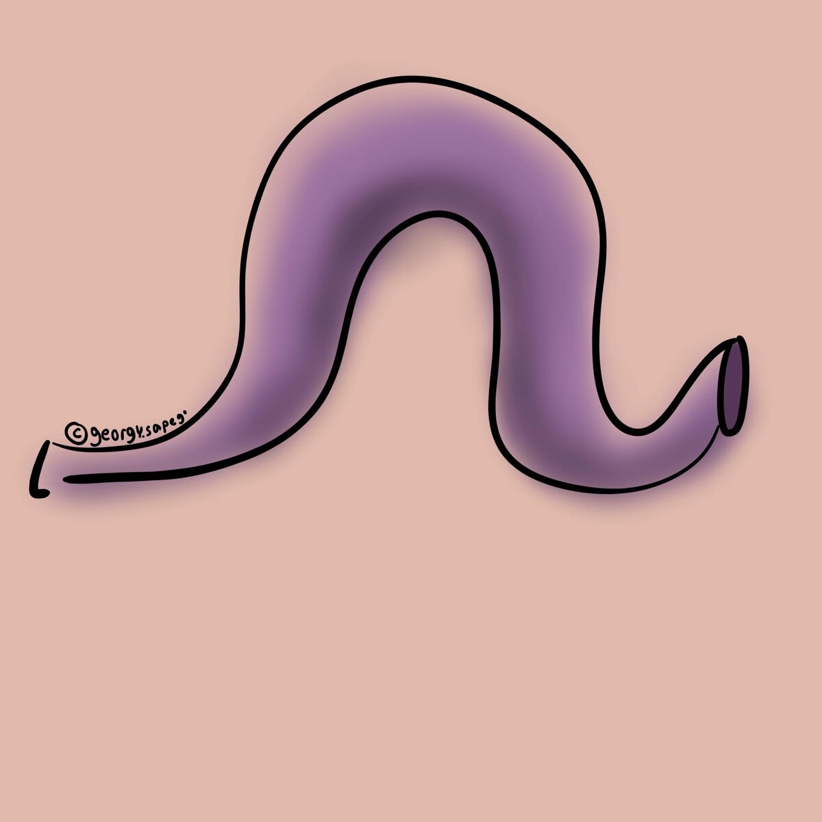 Вена на фоне кожи