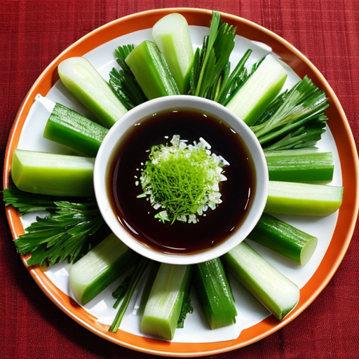 Блюдо с дайконом