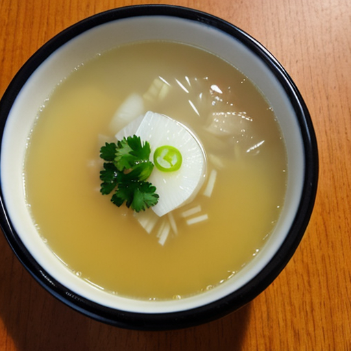 Суп с дайконом