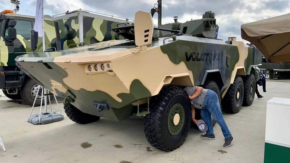 БТР "Volat V2", Milex-2021. / Источник фото: Яндекс картинки