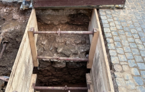 Археологическая находка на Понтштрассе в Аахене