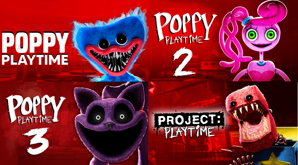 Вступительные обложки глав Poppy Playtime. Картинка моя