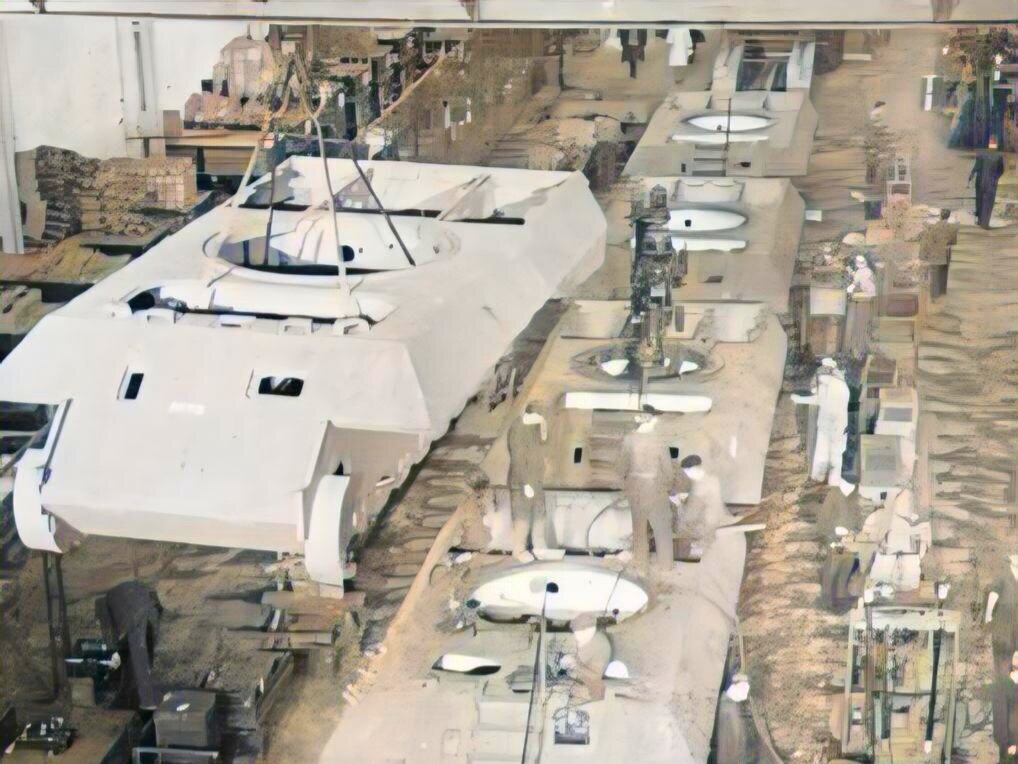 Цех сборки танков "Friedrich–1" и "Marx–1 "