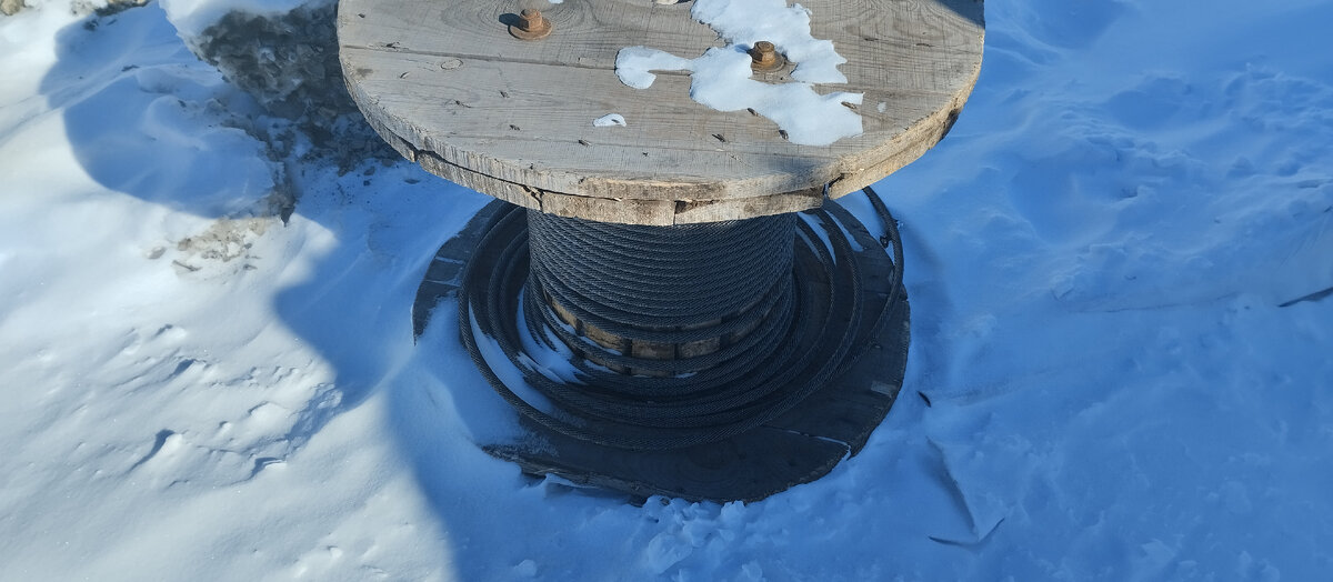 Остатки нового каната 