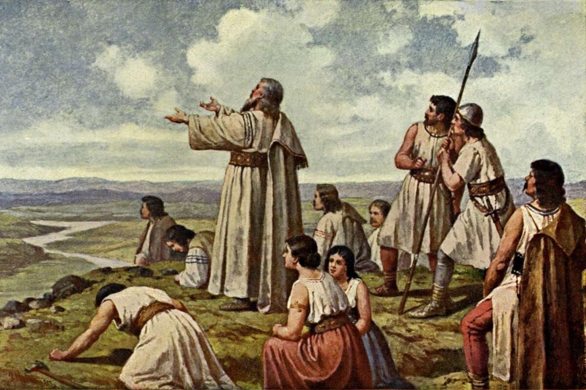 Йозеф Матхаузер "Праотец Чех на горе Ржип".