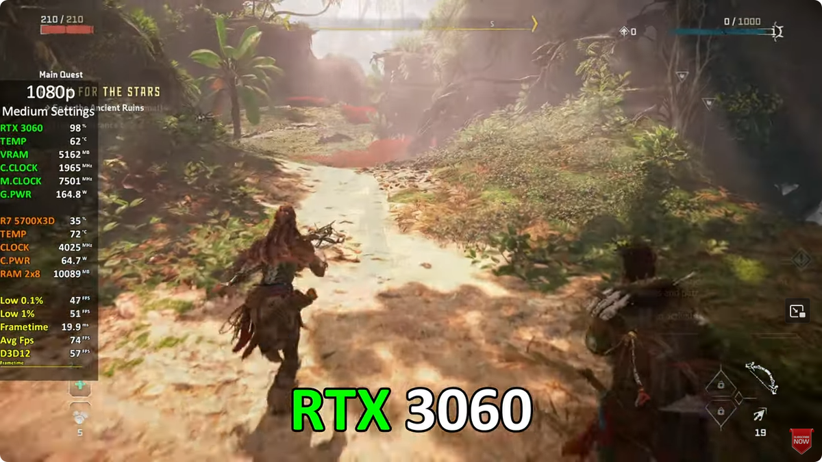 Horizon Forbidden West на народных картах - RTX 3060, RTX 4060 Ti, RX 6750  XT в 1080p 1440p разрешении, какая лишняя? | Пояснительная Бригада! | Дзен