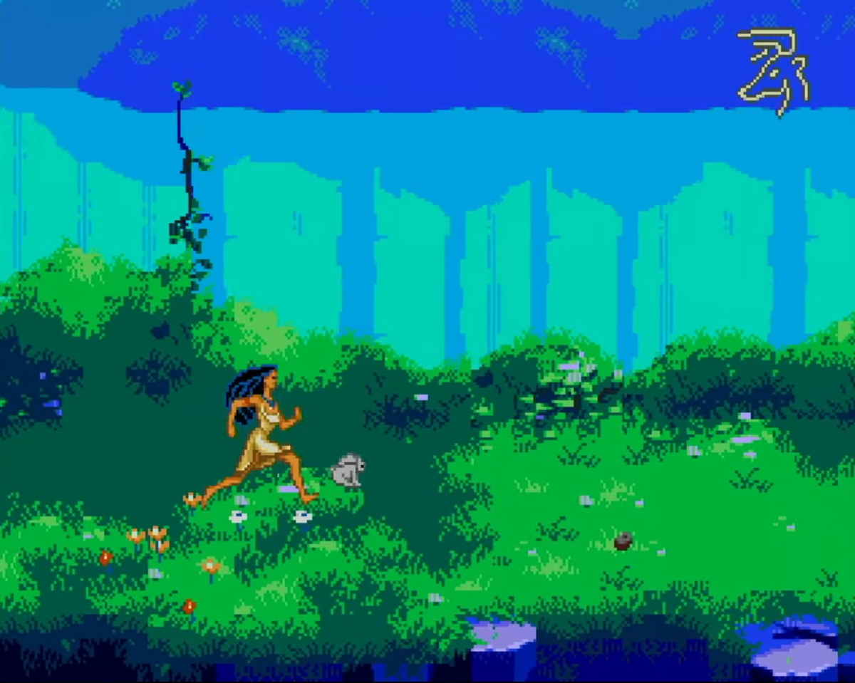 Дисней Покахонтас на Сега Мега Драйв