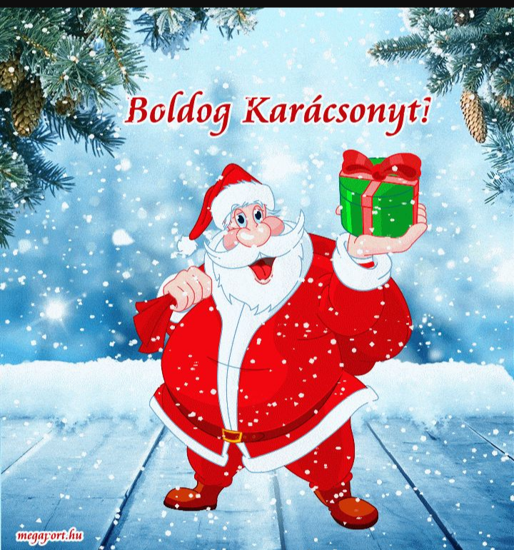 * С Рождеством (венг.) Изображение взято из открытого источника.