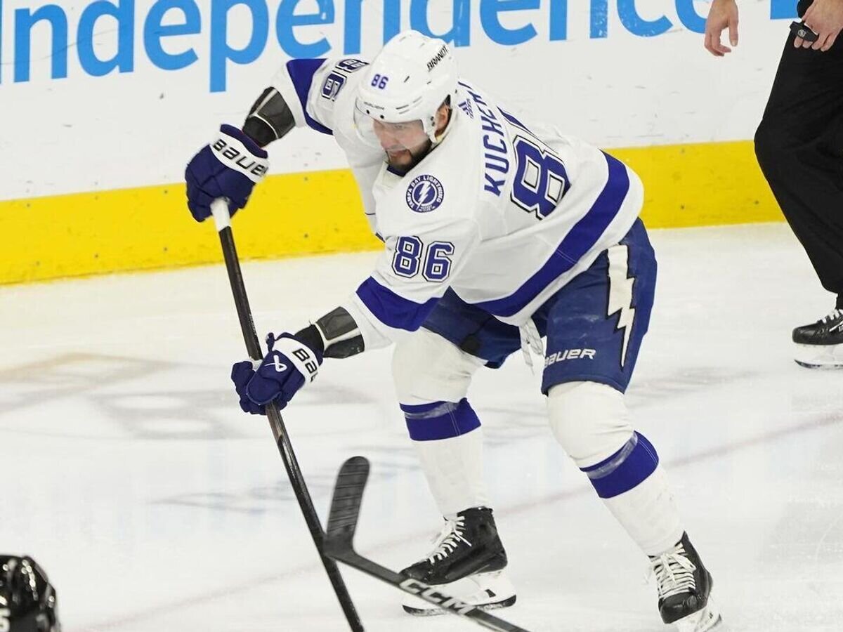    Хоккеист "Тампа-Бэй Лайтнинг" Никита Кучеров© Фото : Социальные сети "Тампа-Бэй Лайтнинг"