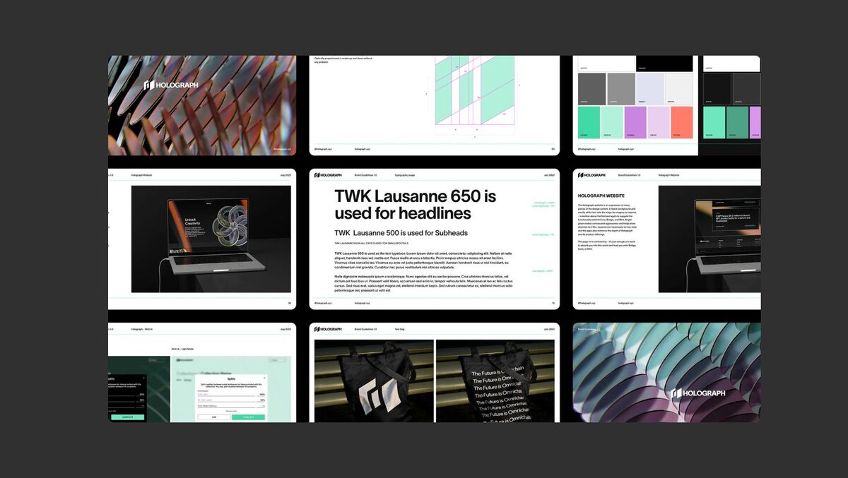    The Collected Works’ identity for Holograph