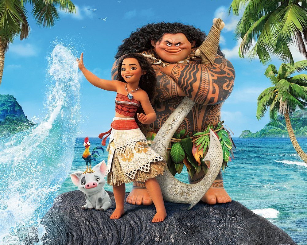 У Моаны крепкие щиколотки. Да, может влиять и её национальность. Постер к мультфильму, источник: интернет.