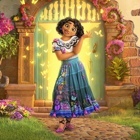 Обычные щиколотки Мирабель Мадригаль, постер к мультфильму "Энканто"