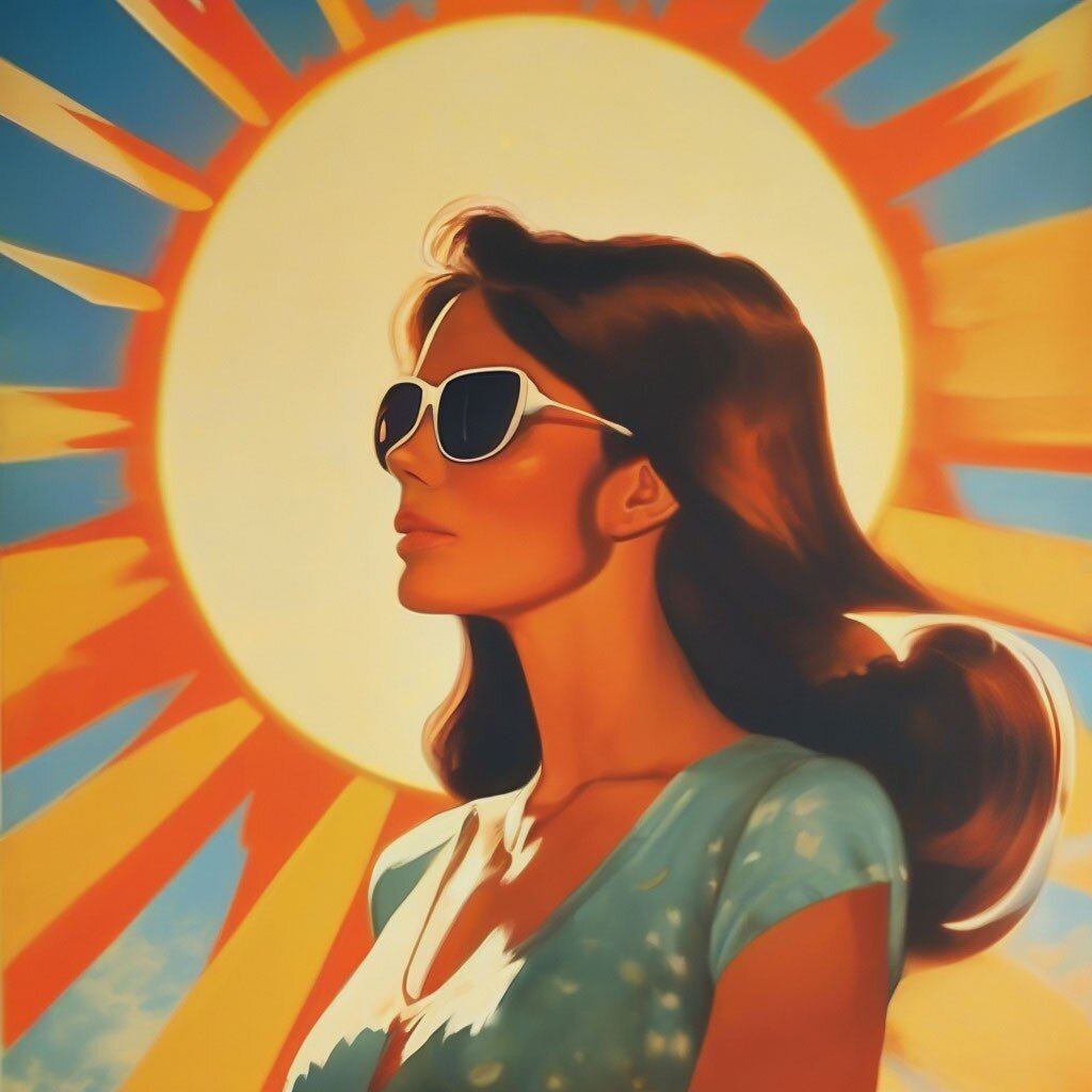 Надела очки и бывшего в упор не видит:)