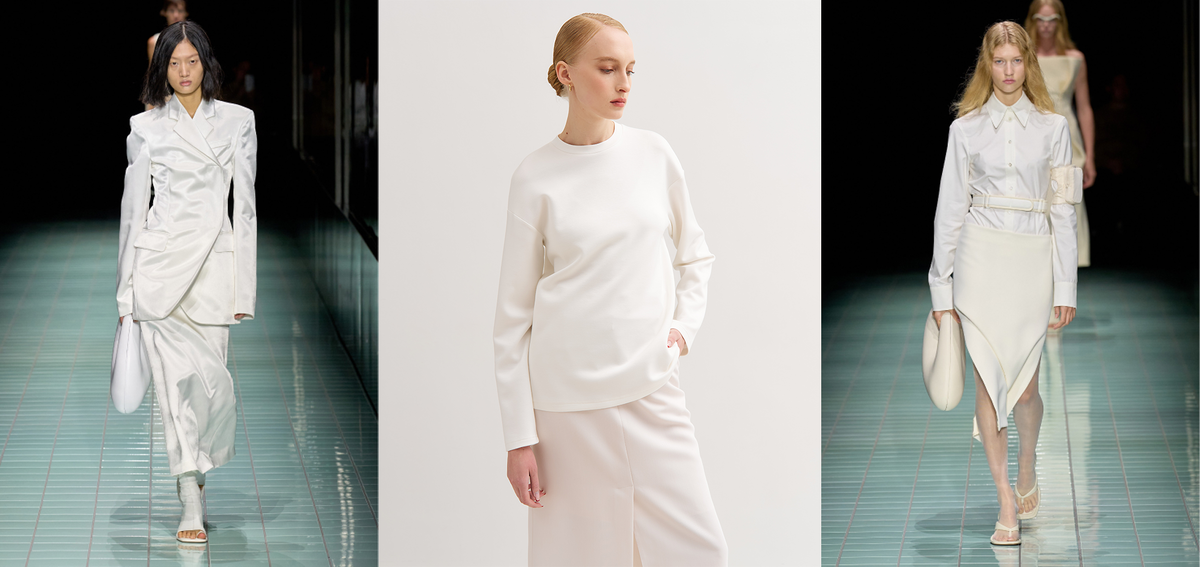 Белый цвет в коллекциях Sportmax и VIRELE