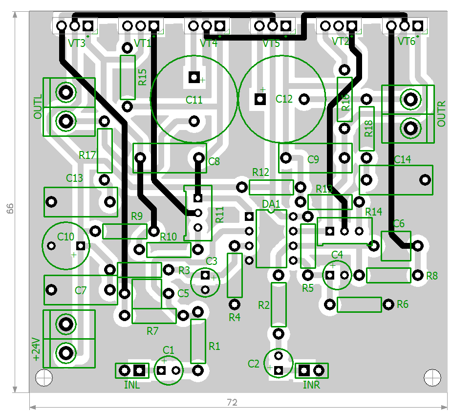 УНЧ 2×10 Вт на основе LME49720 | PRACTICAL ELECTRONICS | Дзен