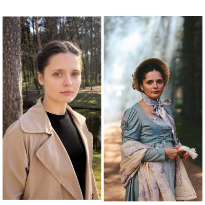 Фастфуд пошел впрок, см. фото справа. Татьяна в роли Ольги. Смешная фраза получилась). Наверняка у лингвистов есть специальный термин для подобного сочетания. Можно эту фразу назвать «оксюмороном», как думаете? Фото из свободных источников.