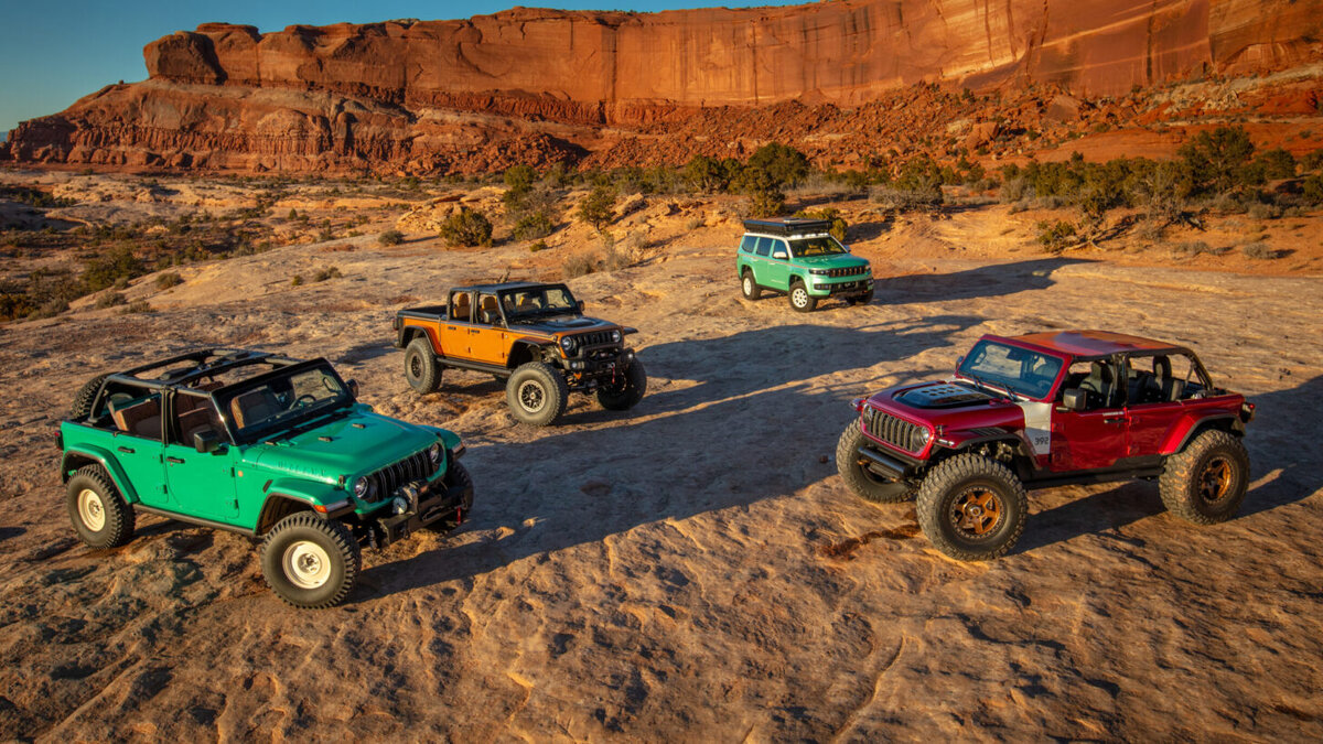    Концепт-кары Jeep для «Пасхального джип-сафари». Фото Stellantis