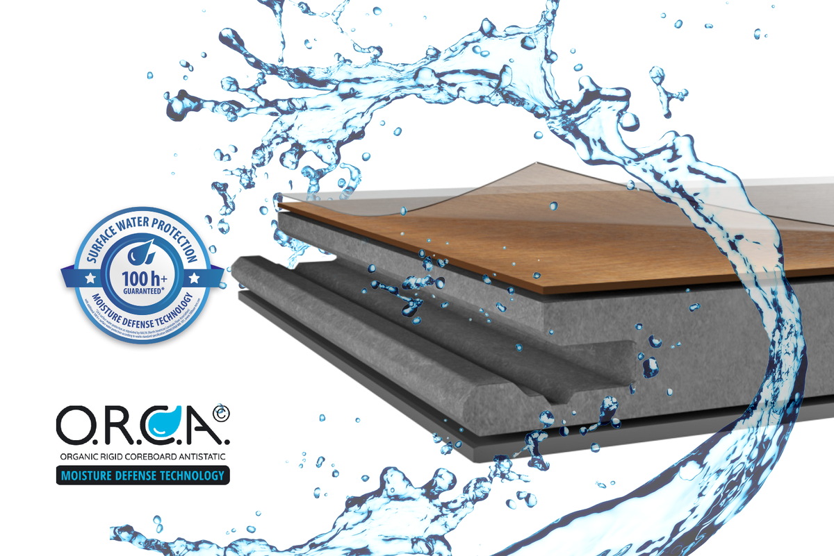 Плотная и прочная плита O.R.C.A. практически не подвержена разбуханию