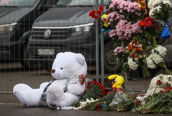    Акция памяти жертв теракта в подмосковном «Крокус Сити Холле»