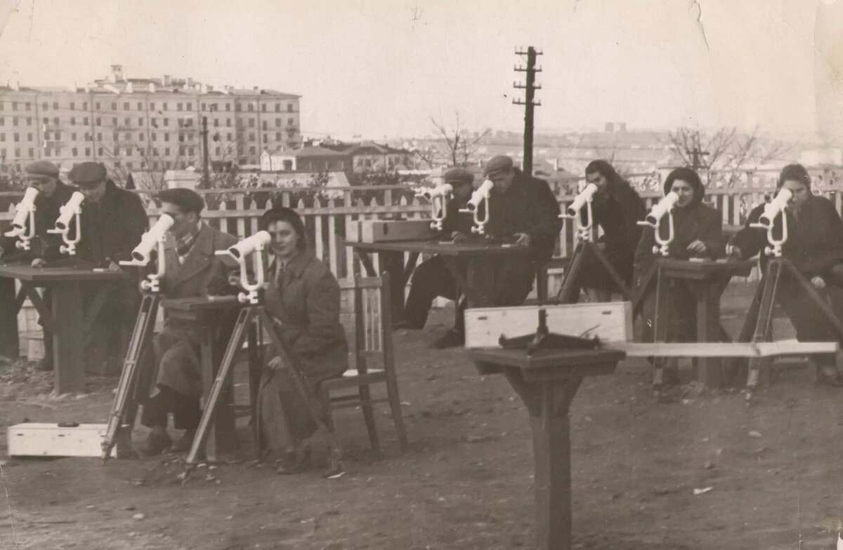 Станция слежения за первым искусственным спутником Земли. 1957 год