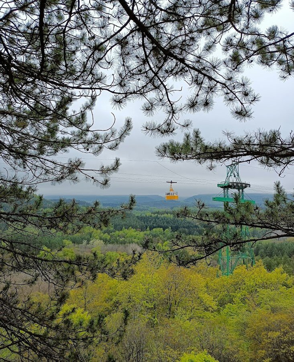 Канатная дорога в Кисловодском курортном парке