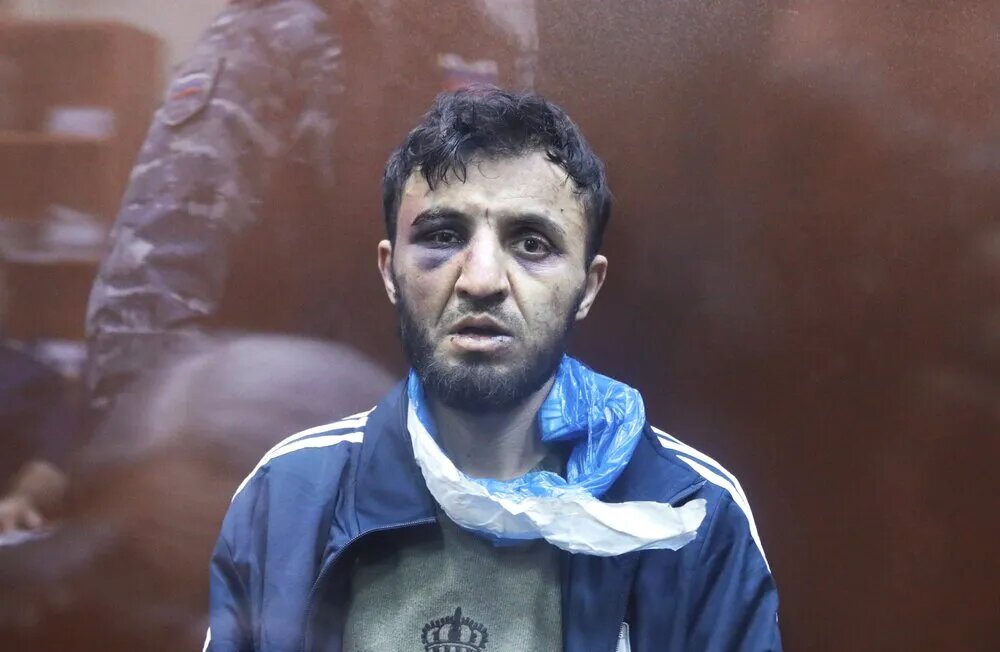    Далерджон Мирзоев, задержанный по подозрению в террористическом акте в "Крокус сити холле".© Кузьмичёнок Василий / Агентство "Москва"