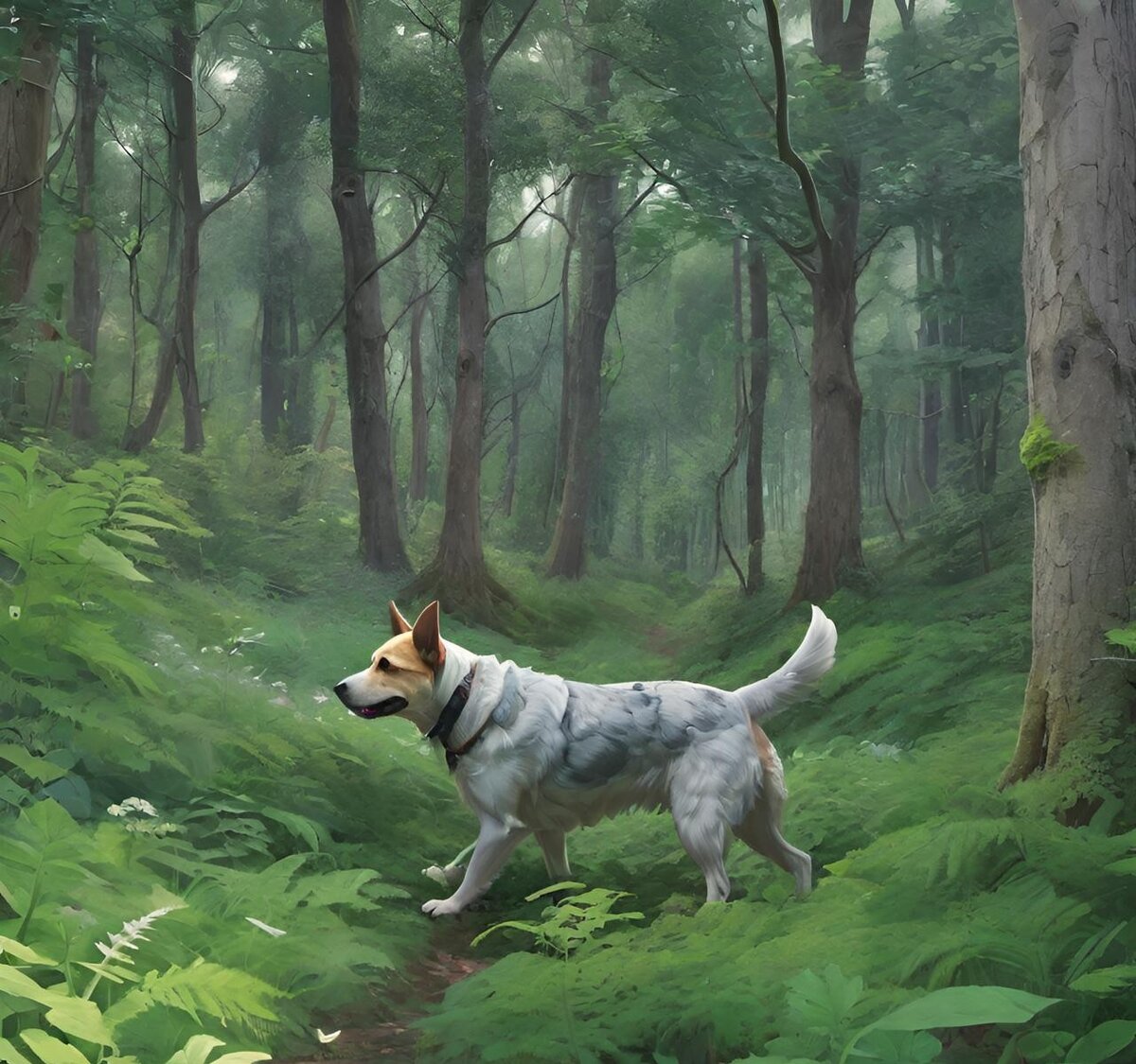 Картинка, сгенерированная нейросетью