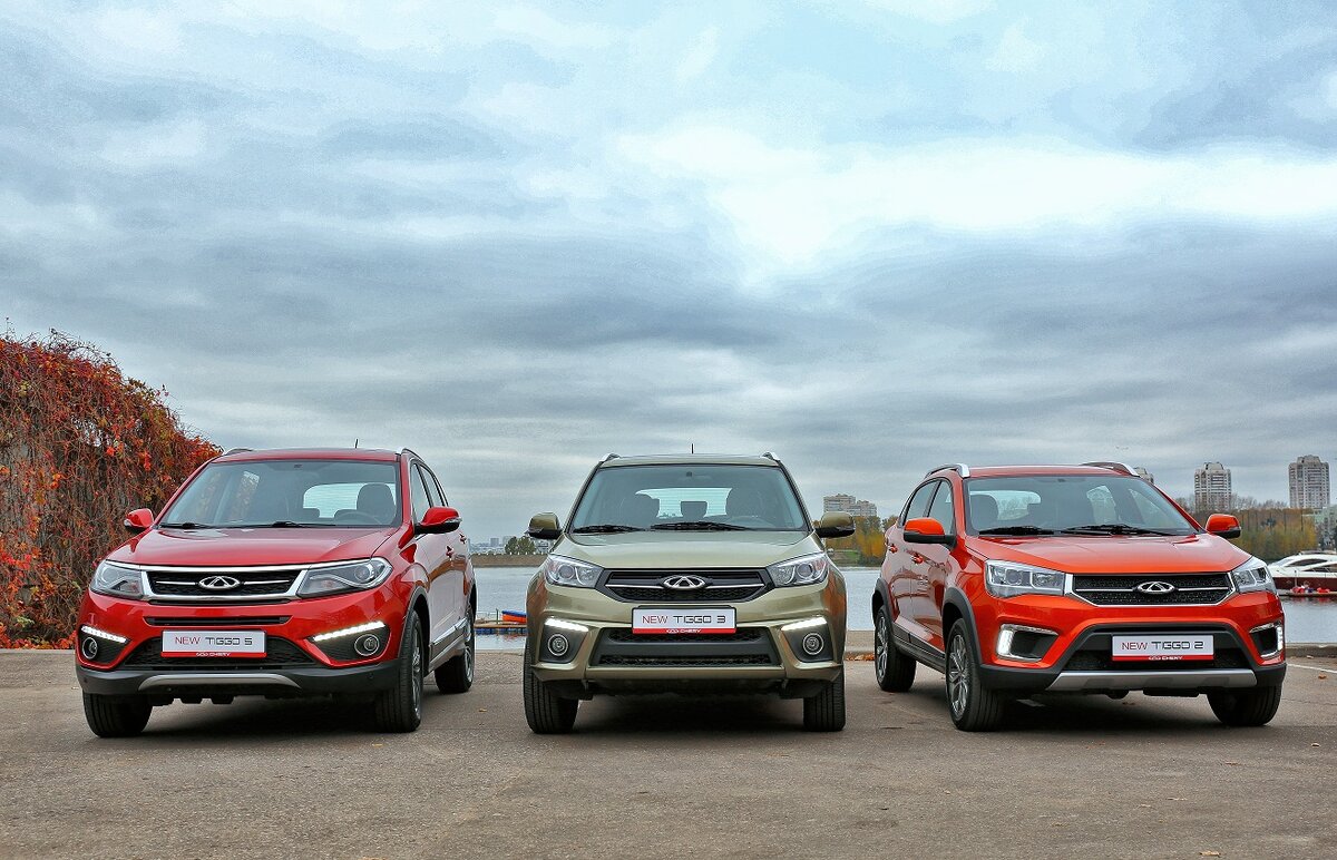 Линейка автомобилей Chery