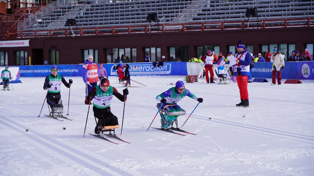    Югорские лыжники завоевали третью медаль на домашних Играх паралимпийцев «Мы вместе. Спорт»