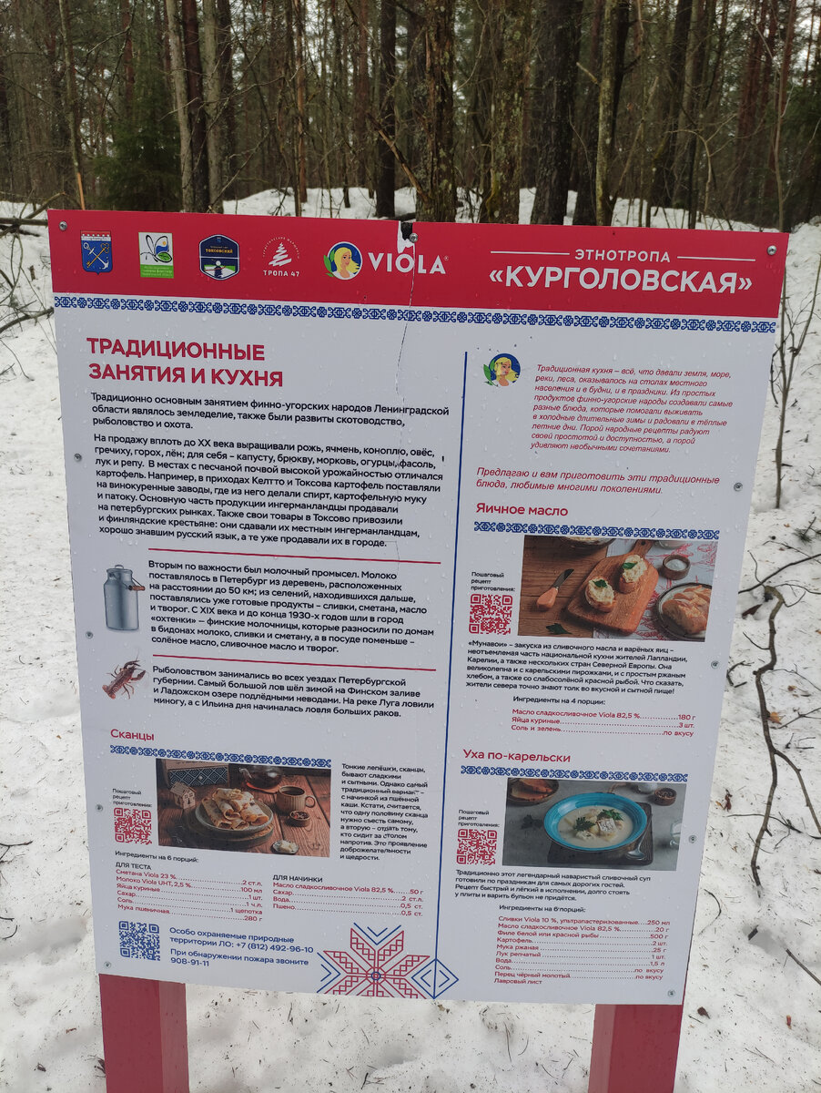 Рецепты прям на тропе в лесу. На то она и этно...