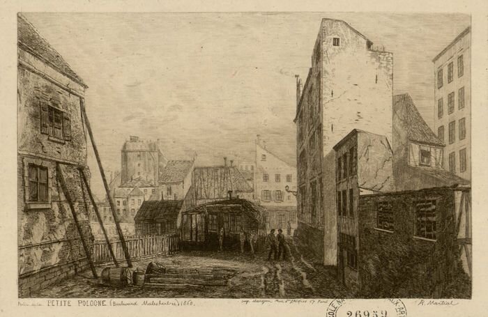Martial, A.-P Маленькая Польша. 1860 г. ©Musee de la Ville de Paris, Musee Carnavalet