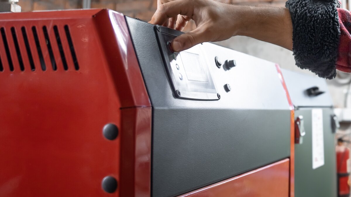 **Твёрдотопливный котёл 