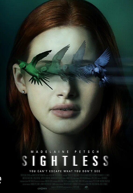 Постер к фильму "Невидящая" 2019 г. Картинка взята из открытых источников. 