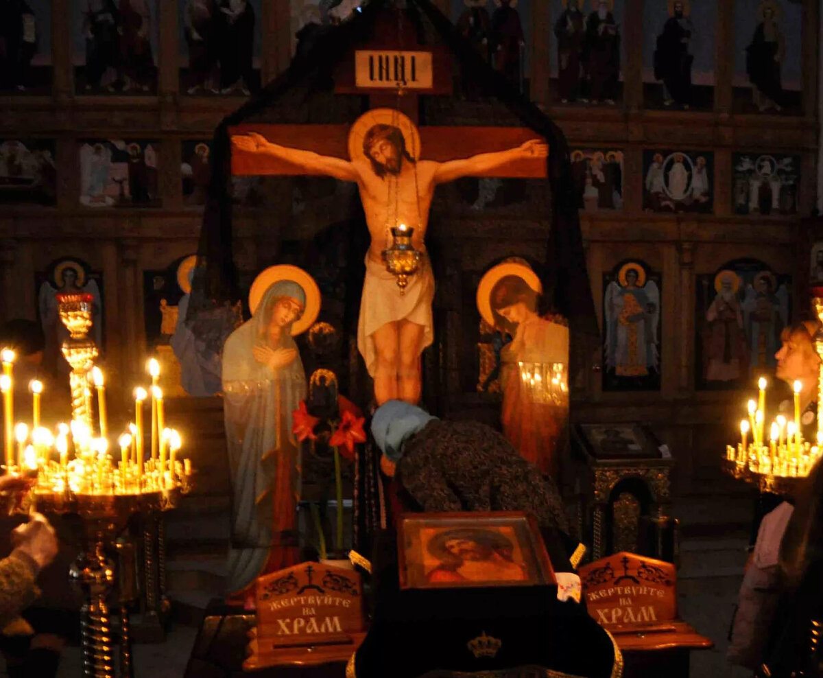 Поклонение кресту в Русской Православной Церкви.