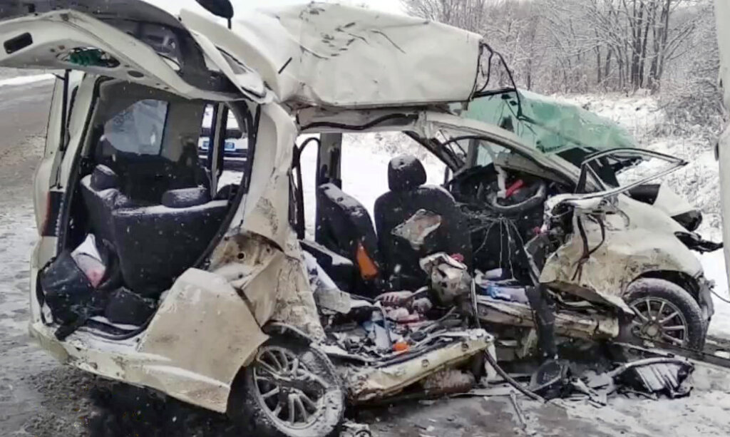 Honda Freed после ДТП 