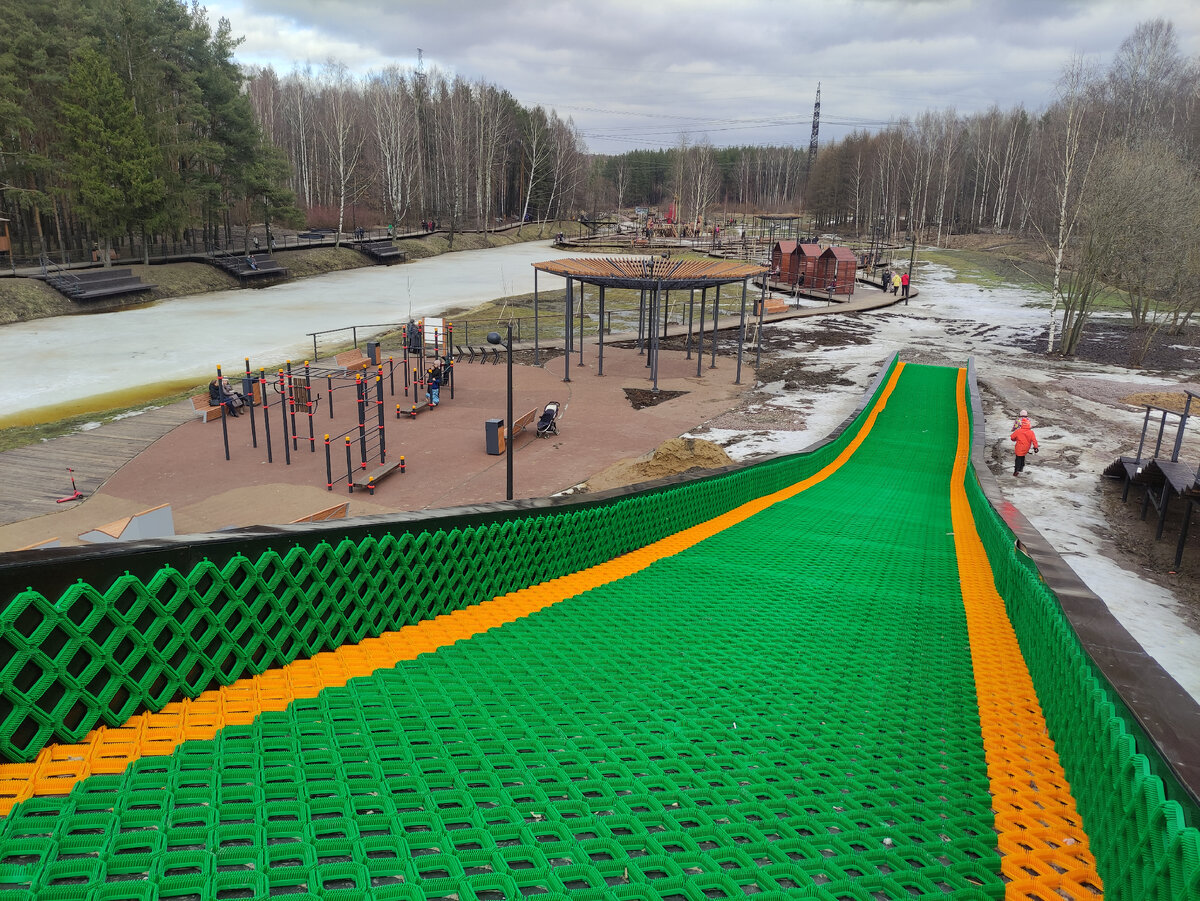 Горка для тюбинга. 