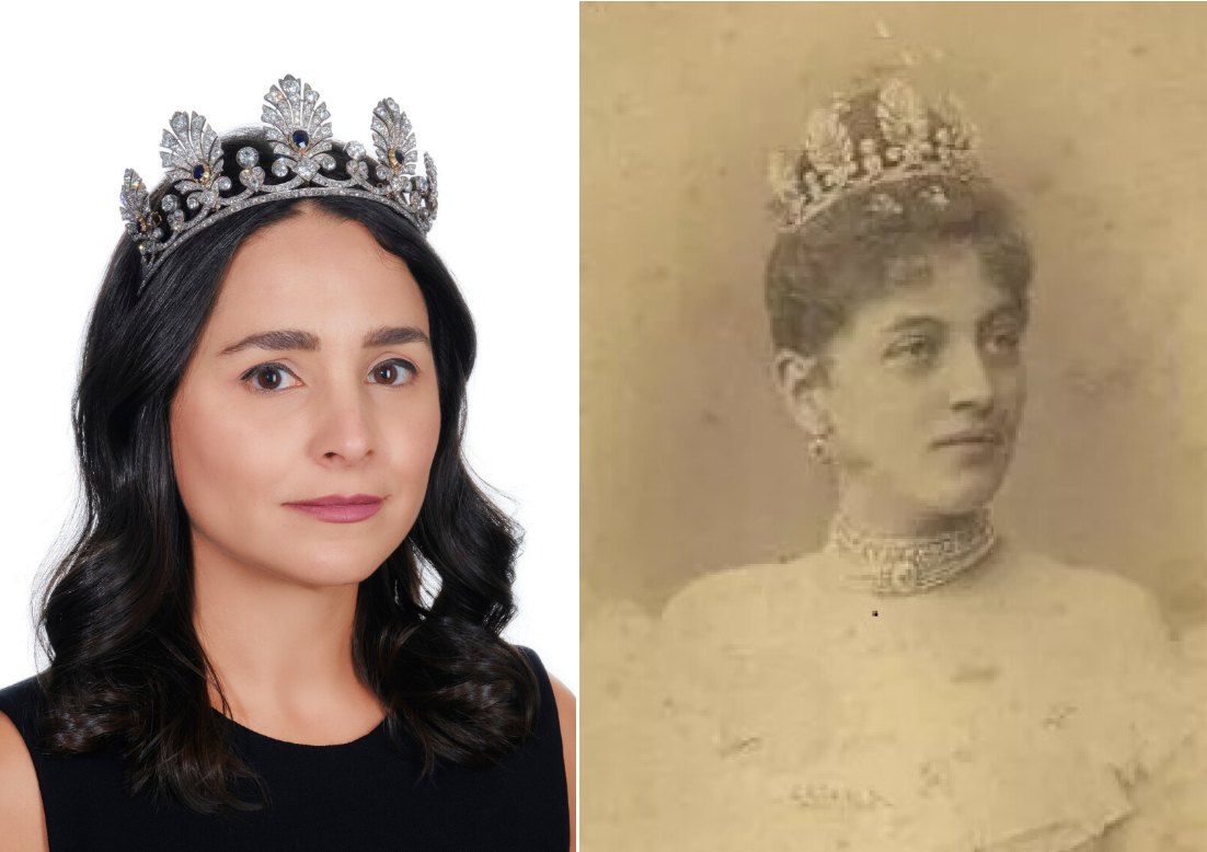 Тара графини Хартенау на владелице и на модели, (c) sothebys.com