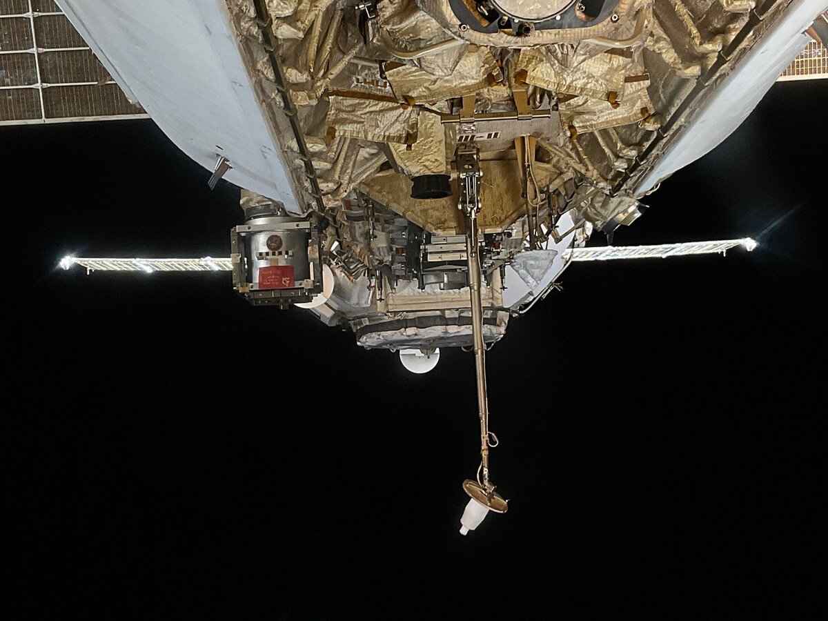 «Союз МС-25» в составе Международной космической станции. Иллюстрация: Роскосмос  📷
