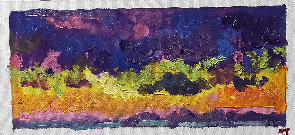 Увидел в окне интересные небеса 